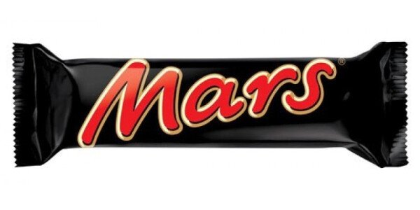 Батончик Марса в киске фото