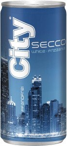 НАПИТОК ВИНОГРАДОСОДЕРЖАЩИЙ СИТИ СЕККО ГАЗИРОВАННЫЙ 10% БЕЛ П/СУХ 0,2Л