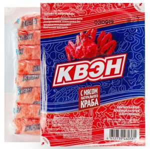 КРАБОВАЯ ПАЛОЧКА КВЭН С МЯСОМ КРАБА 200 Г