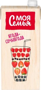 НАПИТОК СОКОСОДЕРЖАЩИЙ МОЯ СЕМЬЯ ЯГОДА СОЧНЯГОДА 1,93Л Т/П НАПИТОК СОКОСОДЕРЖАЩИЙ МОЯ СЕМЬЯ ЯГОДА СОЧНЯГОДА 1,93Л Т/П