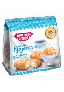 КРУАССАНЫ ЯШКИНО МИНИ СО СЛИВОЧНЫМ ВКУСОМ 180 Г