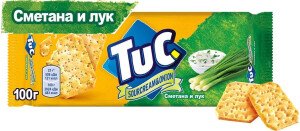 КРЕКЕР ТУК СО СМЕТАНОЙ И ЛУКОМ 100 Г