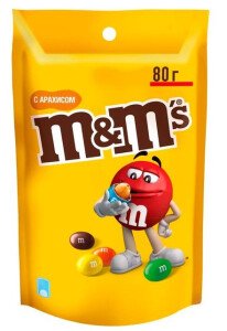 ДРАЖЕ М&М`С АРАХИСОМ 80 Г ДРАЖЕ М&М`С АРАХИСОМ 80 Г