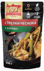 Стрелки чеснока с мясом - рецепт автора Татьяна Леперт