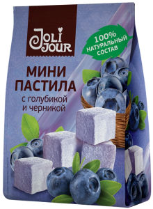 ПАСТИЛА МИНИ ДЖОЛИ ДЖОУР С ГОЛУБИКОЙ И ЧЕРНИКОЙ 104 Г ПАСТИЛА МИНИ ДЖОЛИ ДЖОУР С ГОЛУБИКОЙ И ЧЕРНИКОЙ 104 Г