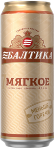 ПИВО БАЛТИКА 7 МЯГКОЕ 4,7% 0,45Л Ж/Б