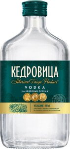 ВОДКА КЕДРОВИЦА КЕДРОВАЯ МЯГКАЯ 38% 0,25Л ВОДКА КЕДРОВИЦА КЕДРОВАЯ МЯГКАЯ 38% 0,25Л