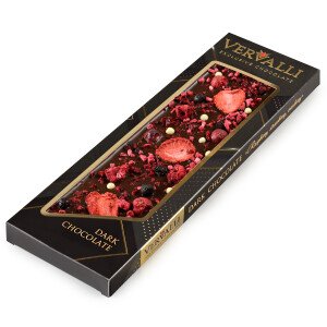 ШОКОЛАД ВЕРВАЛЛИ МАЛИНА КЛУБНИКА КЛЮКВА ТЕМНЫЙ 110 Г