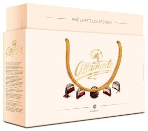 НАБОР КОНФЕТ АЛТАМЕНТ В БЕЛОЙ КОРОБКЕ 370 Г НАБОР КОНФЕТ АЛТАМЕНТ В БЕЛОЙ КОРОБКЕ 370 Г