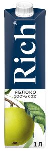 СОК РИЧ ЯБЛОКО ЗЕЛЕНОЕ 1Л Т/П