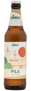 ПИВО КОНИКС ЧЕШСКИЙ ПИЛЬЗНЕР СВЕТЛОЕ 5% 0,45Л СТ/Б