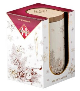 ЧАЙ ХИЛЛТОП ПОДАРОК ЦЕЙЛОНА ПРЕМИУМ МАЛЕНЬКАЯ ЕВРОПА 50 Г КЕРАМИЧЕСКАЯ ЧАЙНИЦА