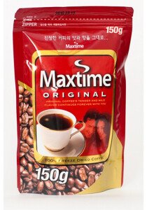 КОФЕ МАКСТАЙМ РАСТВОРИМЫЙ 150 Г ПАКЕТ