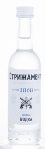 ВОДКА СТРИЖАМЕНТ ЛЮКС 40% 0,05Л ВОДКА СТРИЖАМЕНТ ЛЮКС 40% 0,05Л