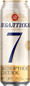 ПИВО БАЛТИКА 7 ЭКСПОРТНОЕ ПАСТЕРИЗОВАННОЕ 5,4% 0,45Л Ж/Б ПИВО БАЛТИКА 7 ЭКСПОРТНОЕ ПАСТЕРИЗОВАННОЕ 5,4% 0,45Л Ж/Б