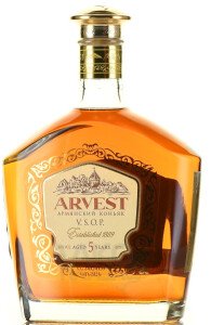 КОНЬЯК АРВЕСТ ВСОП 5 ЛЕТ 40% 0,75Л КОНЬЯК АРВЕСТ ВСОП 5 ЛЕТ 40% 0,75Л