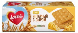 КРЕКЕР ЯНТАРНЫЙ С СЫРОМ 204 Г КРЕКЕР ЯНТАРНЫЙ С СЫРОМ 204 Г