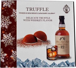 НАБОР КОНФЕТ ВЕРЛД ТАЙМ НЕЖНЫЙ ТРЮФЕЛЬ СО ВКУСОМ ВИСКИ 120 Г