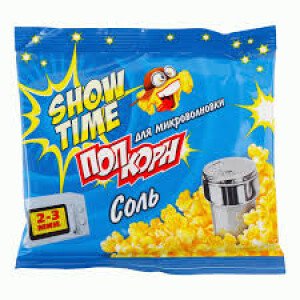 ПОП КОРН СВЧ ШОУ ТАЙМ СОЛЬ 80 Г ПОП КОРН СВЧ ШОУ ТАЙМ СОЛЬ 80 Г