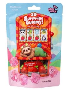 ЖЕВАТЕЛЬНЫЙ МАРМЕЛАД МЕЙ ВЕЙ 3Д СЮРПРАЙЗ СО ВКУСОМ КЛУБНИКИ 56 Г ЖЕВАТЕЛЬНЫЙ МАРМЕЛАД МЕЙ ВЕЙ 3Д СЮРПРАЙЗ СО ВКУСОМ КЛУБНИКИ 56 Г
