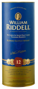 ВИСКИ УИЛЬЯМ РИДДЕЛЛ 40% 12 ЛЕТ 0,7Л ТУБА ВИСКИ УИЛЬЯМ РИДДЕЛЛ 40% 12 ЛЕТ 0,7Л ТУБА