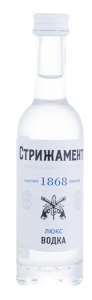 ВОДКА СТРИЖАМЕНТ ЛЮКС 40% 0,05Л ВОДКА СТРИЖАМЕНТ ЛЮКС 40% 0,05Л