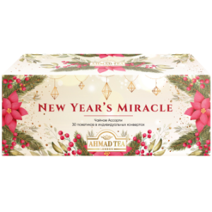 ЧАЙ АХМАД АССОРТИ ЧАЙНОЕ НОВОГОДНЕЕ ЧУДО 3 ВКУСА 30Пх1,8 Г