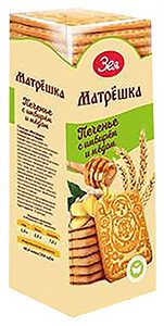 ПЕЧЕНЬЕ ЗЕЯ МАТРЕШКА ИМБИРЬ С МЕДОМ 400 Г