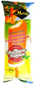 МОРОЖЕНОЕ ЧИСТАЯ ЛИНИЯ ЭСКИМО ПЛОМБИР В АПЕЛЬСИНОВОЙ ГЛАЗУРИ 70 Г БЗМЖ МОРОЖЕНОЕ ЧИСТАЯ ЛИНИЯ ЭСКИМО ПЛОМБИР В АПЕЛЬСИНОВОЙ ГЛАЗУРИ 70 Г БЗМЖ