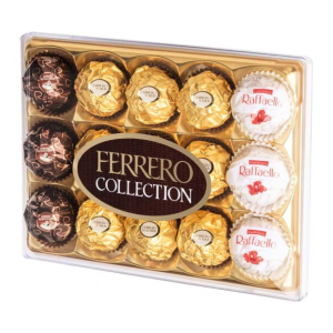 НАБОР КОНФЕТ ФЕРРЕРО КОЛЛЕКЦИЯ 172,2 Г НАБОР КОНФЕТ ФЕРРЕРО КОЛЛЕКЦИЯ 172,2 Г