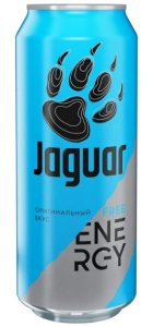 НАПИТОК ЭНЕРГЕТИЧЕСКИЙ ЯГУАР ВАЙЛД ЭНЕРДЖИ Б/АЛК ГАЗ 0,45Л Ж/Б