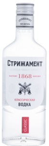 ВОДКА СТРИЖАМЕНТ КЛАССИЧЕСКАЯ 40% 0,25Л ВОДКА СТРИЖАМЕНТ КЛАССИЧЕСКАЯ 40% 0,25Л