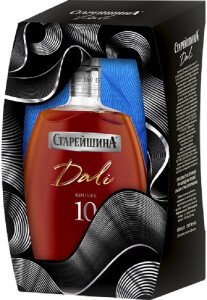 КОНЬЯК КС СТАРЕЙШИНА ДАЛИ 10 ЛЕТ 40% 0,5Л П/УП
