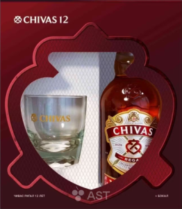 ВИСКИ ЧИВАС РИГАЛ 40% 12 ЛЕТ 0,75Л П/УП+СТАКАН