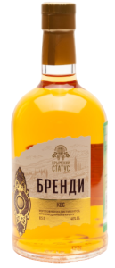 БРЕНДИ КРЫМСКИЙ СТАТУС 40% 0,5Л КРУГЛАЯ