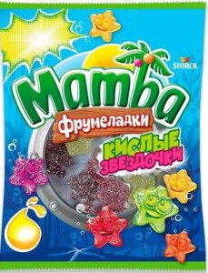 МАРМЕЛАД ЖЕВАТЕЛЬНЫЙ МАМБА ФРУМЕЛАДКИ КИСЛЫЕ ЗВЕЗДОЧКИ 70 Г МАРМЕЛАД ЖЕВАТЕЛЬНЫЙ МАМБА ФРУМЕЛАДКИ КИСЛЫЕ ЗВЕЗДОЧКИ 70 Г