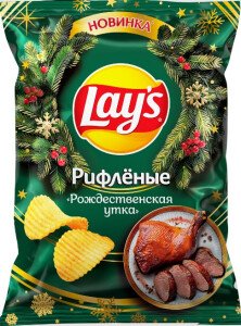 ЧИПСЫ ЛЕЙЗ РОЖДЕСТВЕНСКАЯ УТКА 105 Г