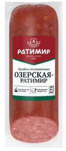 КОЛБАСА РАТИМИР ОЗЕРСКАЯ П/К 1С 375 Г КОЛБАСА РАТИМИР ОЗЕРСКАЯ П/К 1С 375 Г