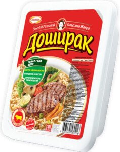 ЛАПША ДОШИРАК СО ВКУСОМ ГОВЯДИНЫ 90 Г