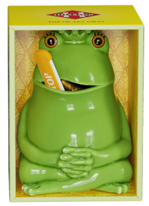 ЧАЙ ХИЛЛТОП ЛЯГУШКА ЧЕРНЫЙ 55 Г КЕРАМИЧЕСКАЯ ЧАЙНИЦА С ЛОЖКОЙ