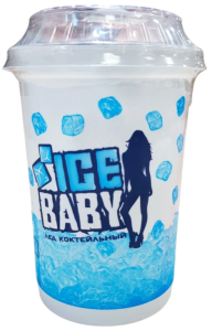 ЛЕД АЙС БЕЙБИ КОКТЕЙЛЬНЫЙ КУБИКОВЫЙ 200 Г СТАКАН