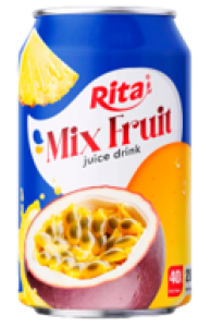 НАПИТОК СОКОСОДЕРЖАЩИЙ РИТА С СОКОМ МАНГО, АНАНАСА, МАРАКУЙИ Н/ГАЗ 330Л Ж/Б НАПИТОК СОКОСОДЕРЖАЩИЙ РИТА С СОКОМ МАНГО, АНАНАСА, МАРАКУЙИ Н/ГАЗ 330Л Ж/Б