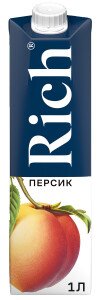 НЕКТАР РИЧ ПЕРСИК 1Л Т/П НЕКТАР РИЧ ПЕРСИК 1Л Т/П