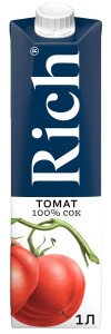 СОК РИЧ ТОМАТНЫЙ С СОЛЬЮ 1,0Л Т/П