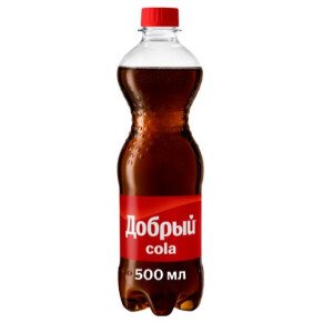 НАПИТОК ДОБРЫЙ КОЛА Б/АЛК ГАЗ 0,5Л ПЛ/Б