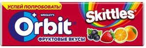 ЖЕВАТЕЛЬНАЯ РЕЗИНКА ОРБИТ МИКС ФРУКТЫ 30 Г