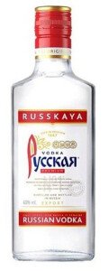 ВОДКА РУССКАЯ 40% 0,1Л ФЛЯГА