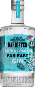 ДЖИН БАРРИСТЕР ДАЛЬНИЙ ВОСТОК 43% 0,7Л ДЖИН БАРРИСТЕР ДАЛЬНИЙ ВОСТОК 43% 0,7Л