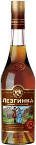 КОНЬЯК ЛЕЗГИНКА 3 ГОДА 40% 0,5Л КОНЬЯК ЛЕЗГИНКА 3 ГОДА 40% 0,5Л