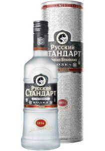 ВОДКА РУССКИЙ СТАНДАРТ 40% 1,0Л ТУБА